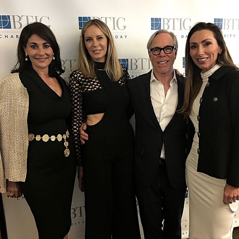 Jennifer Valoppi with Tommy Hilfiger